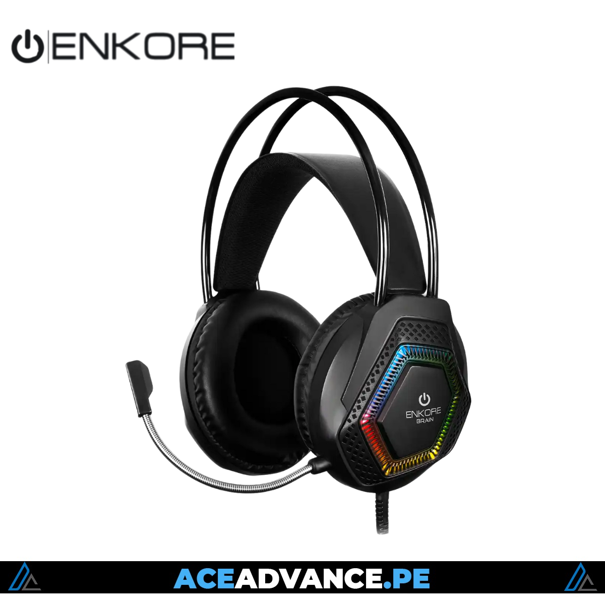AUDIFONO ENKORE WINNER GAMER USB RAINBOW CMICRO 5.1 SOUNDROUND