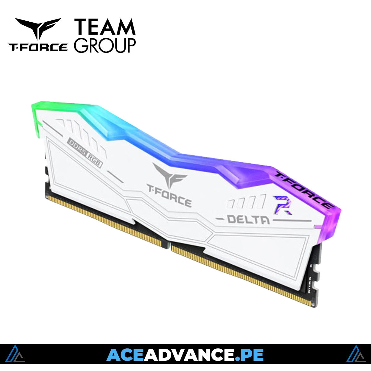 MEMORIA RAM T-FORCE DELTA RGB 16GB DDR5 5200MHZ DDR5 CL40