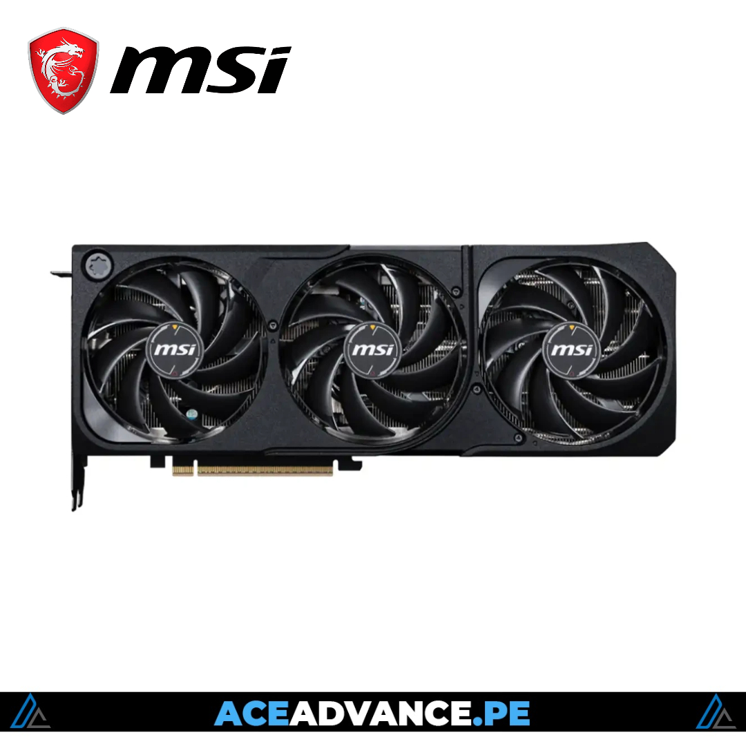 TARJETA DE VIDEO MSI GEFORCE RTX 5070 TI SHADOW 3X OC 16GB 3X FANS GDDR7 — imagen 2