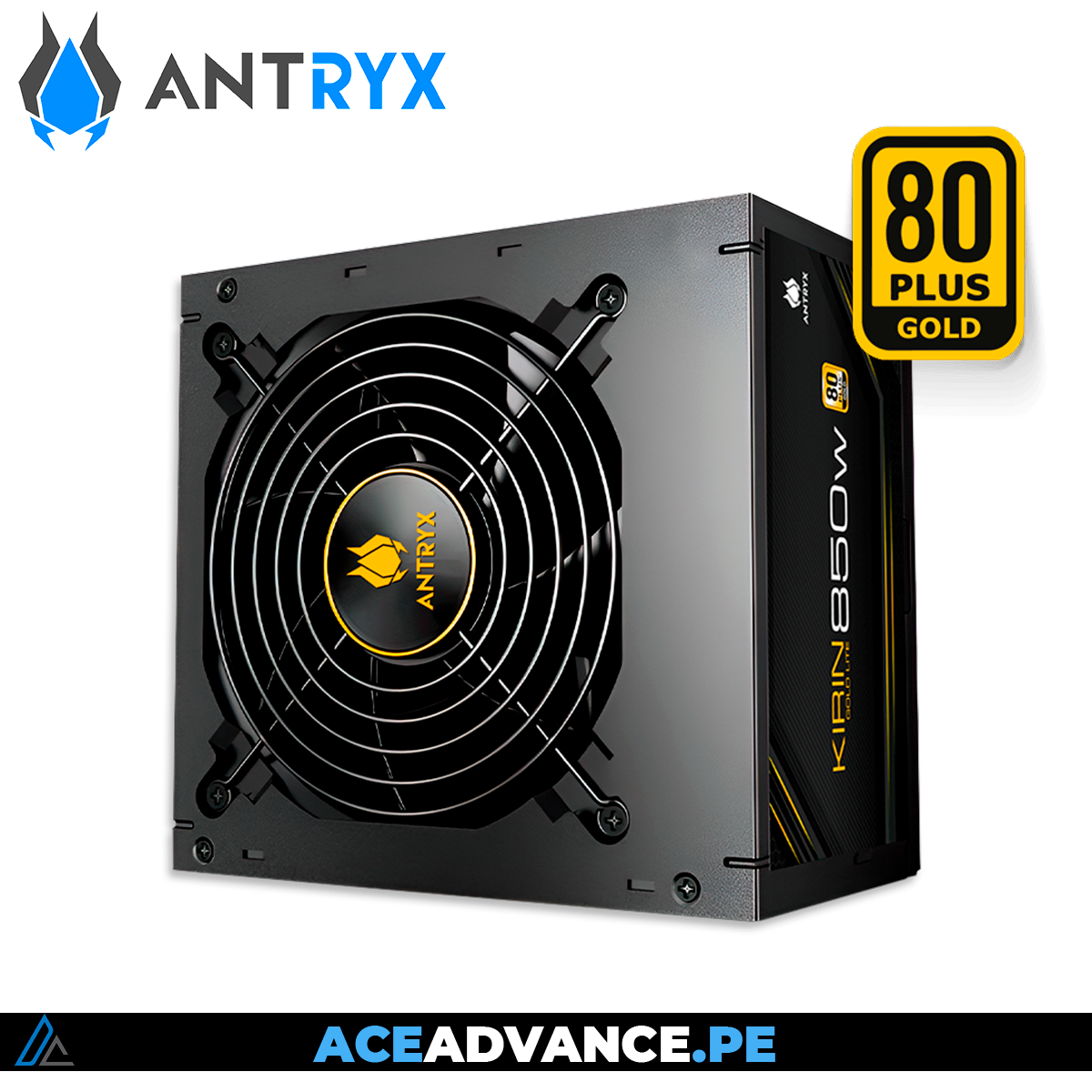 FUENTE DE PODER ANTRYX 850W KIRIN GOLD LITE 80+ GOLD 