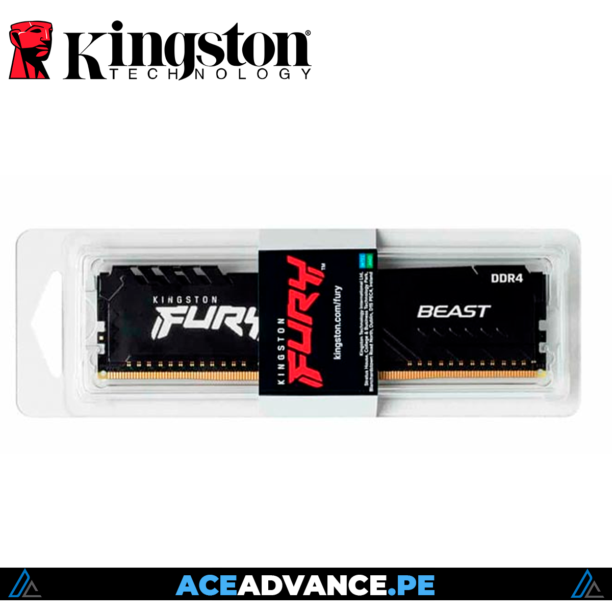 MEMORIA RAM 8GB DDR4 3200MHZ FURY