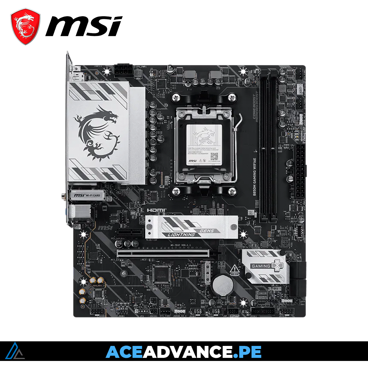 MAINBOARD MSI B850M GAMING WIFI6E, DDR5, AM5, AMD