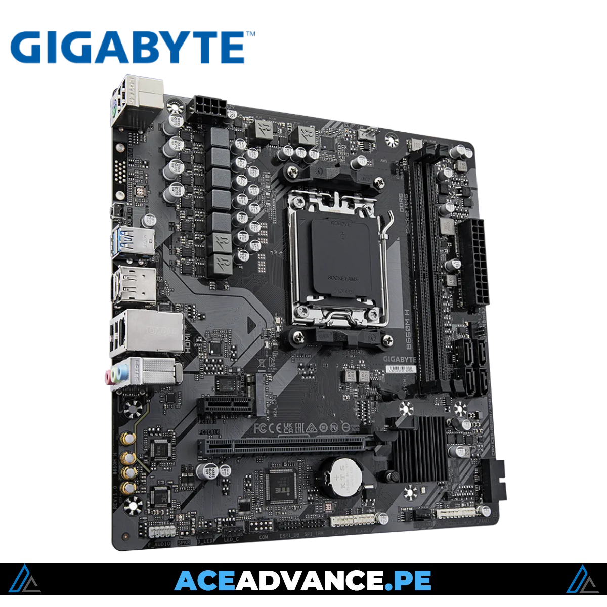 PLACA MADRE GIGABYTE B650M H AM5 DDR5 