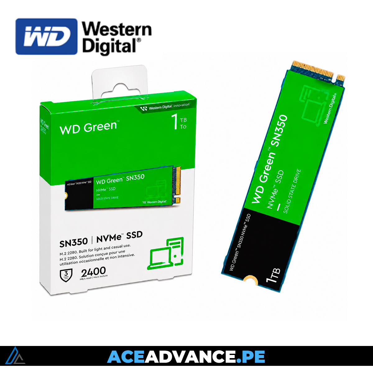 DISCO SOLIDO NVME M2 1TB WESTERN DIGITAL