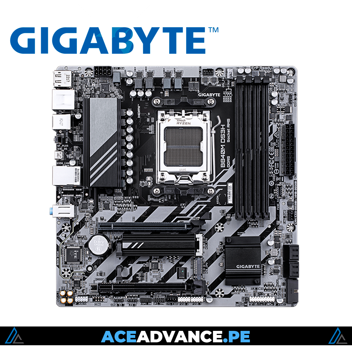 PLACA MADRE GIGAGBYTE B840M (GV-B840M-DS3H) AM5 4 SLOT