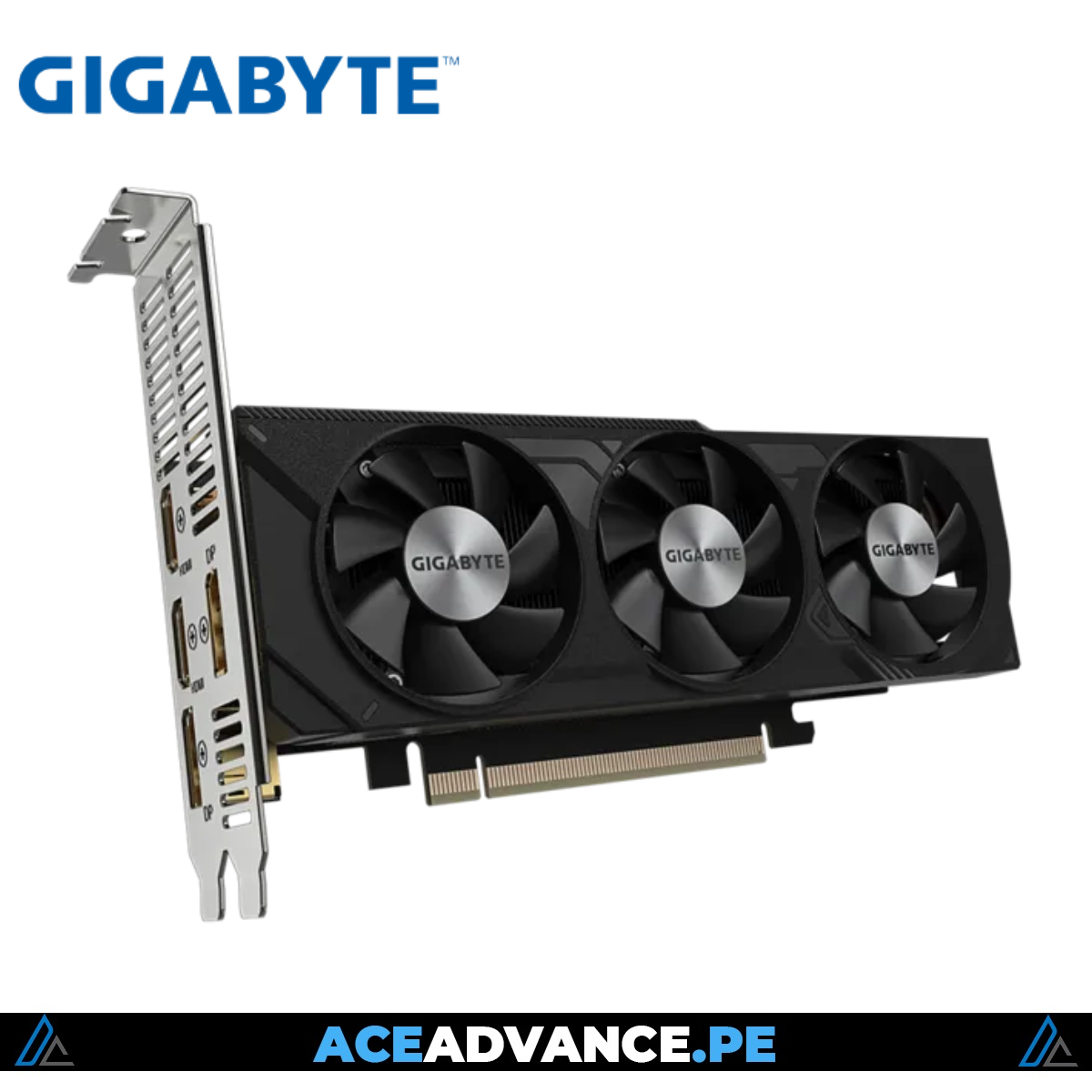 TARJETA DE VIDEOGIGABYTE RTX 4060 GEFORCE NVIDIA 8GB 3XFANS OC EDITION LOW PROFILE G