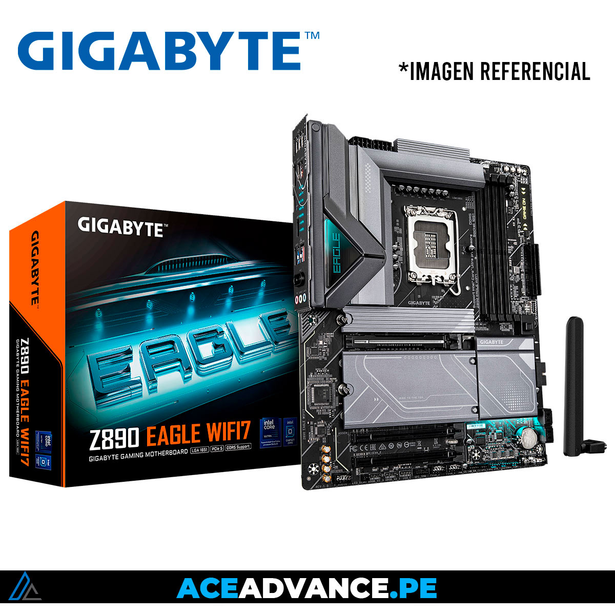 PLACA MADRE GIGABYTE Z890 EAGLE WIFI7 PLUS/LGA 1851