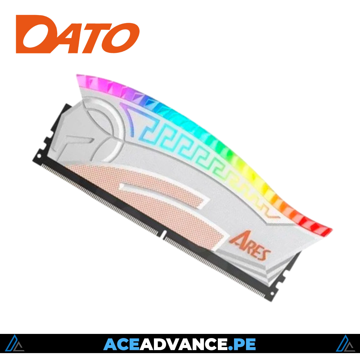 MEMORIA RAM DATO ARES ARMOR LITE WHITE RGB 16GB DDR5 6000 MHz CL34