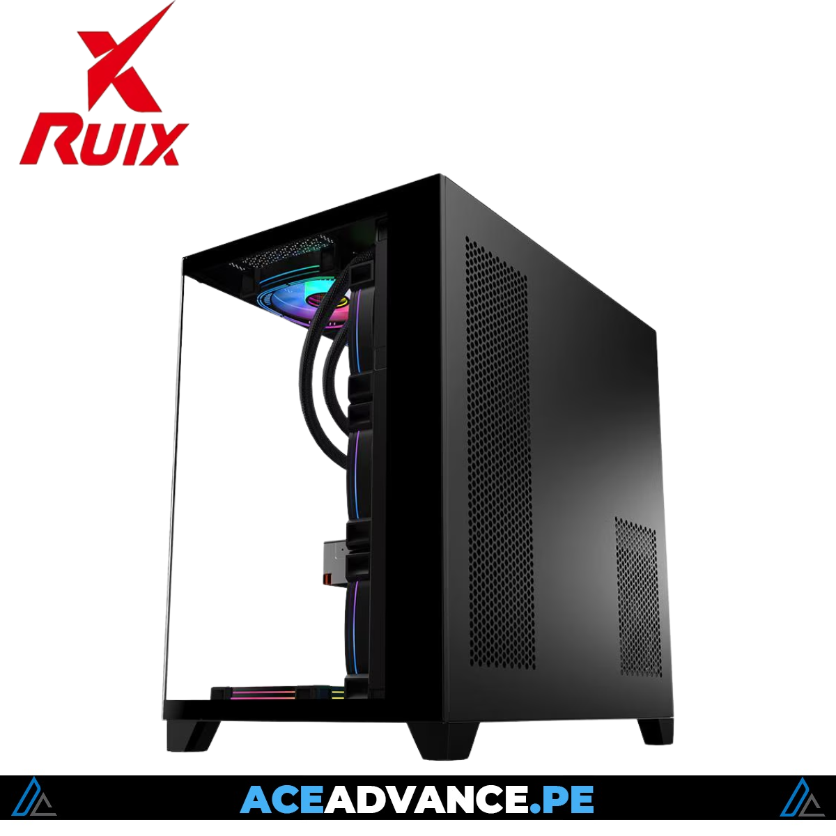 CASE ATX ULTRA VISION MARK II BLACK AEROSPACE 7 FANS RGB  CN/ CONTROL SUPPORT TG