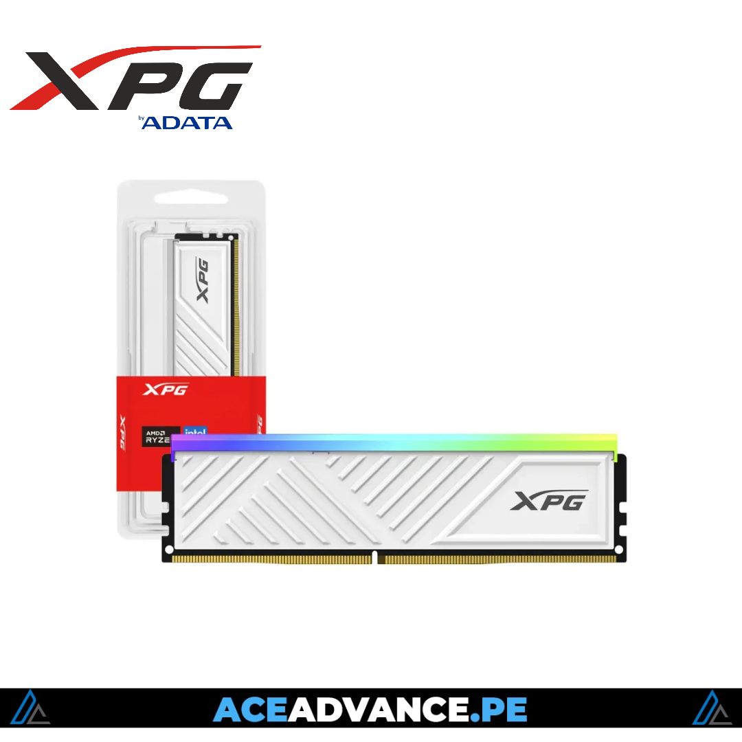 MEMORIA RAM 16GB DDR5 6000MHZ XPG LANCER BLADE WHITE RGB