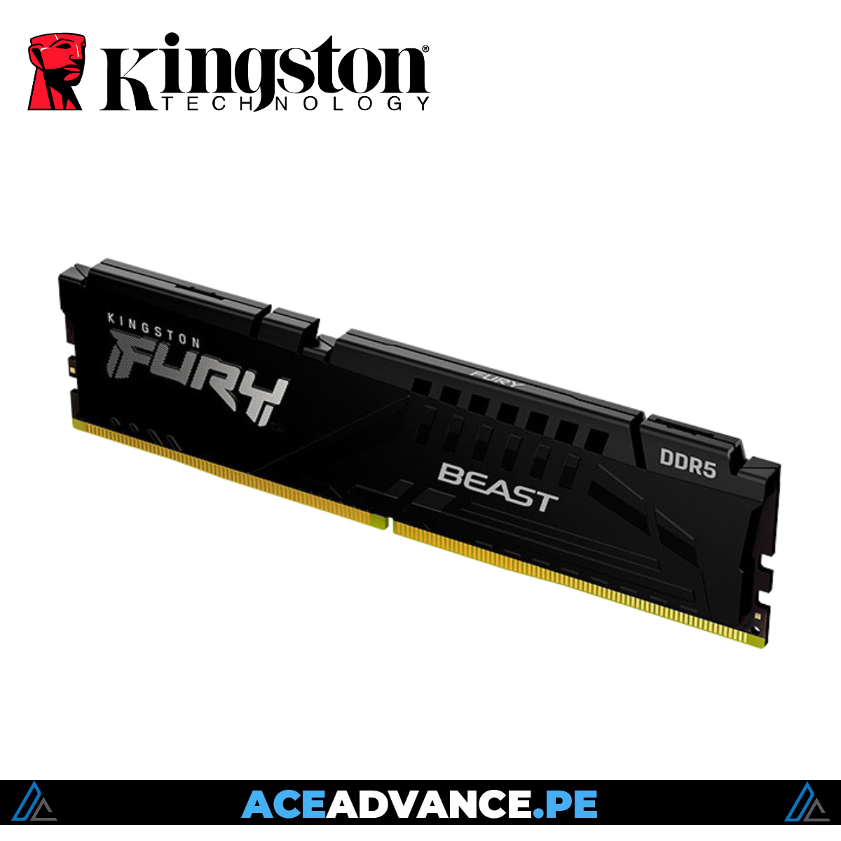 MEMORIA RAM 16GB DDR5 5600MHZ KINGSTON FURY BEAST 