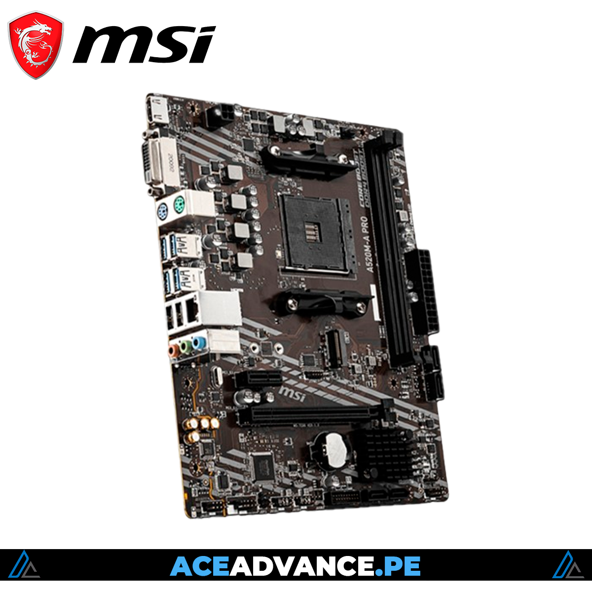 PLACA MADRE A520M A PRO MSI 2 SLOTS