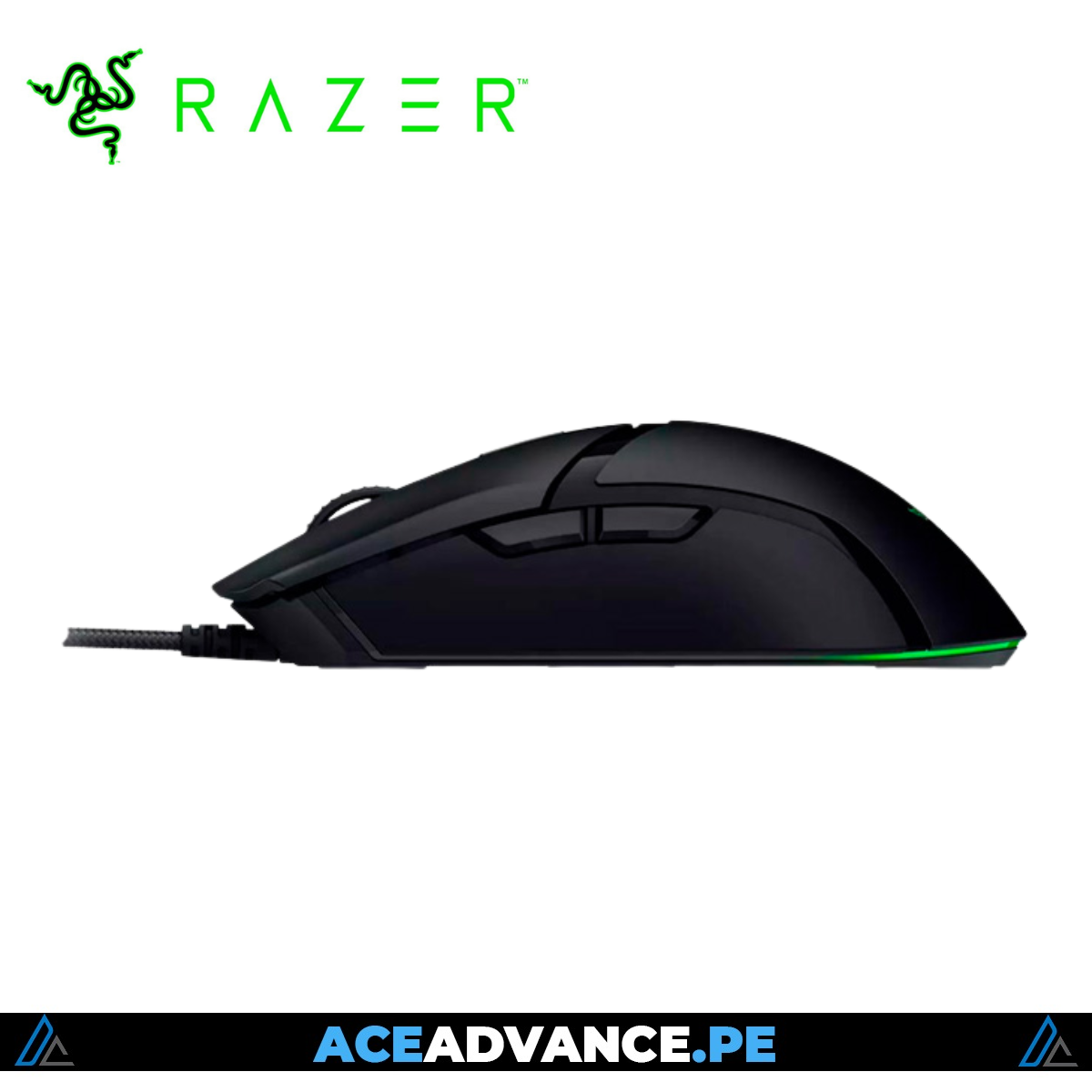 MOUSE GAMER, RAZER, COBRA 8.5K DPI SWITCH OPTICO 90M CHROMA BLACK