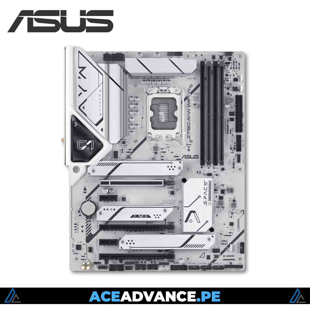 PLACA MADRE ASUS Z790-AYW WIFI WHITE W II
