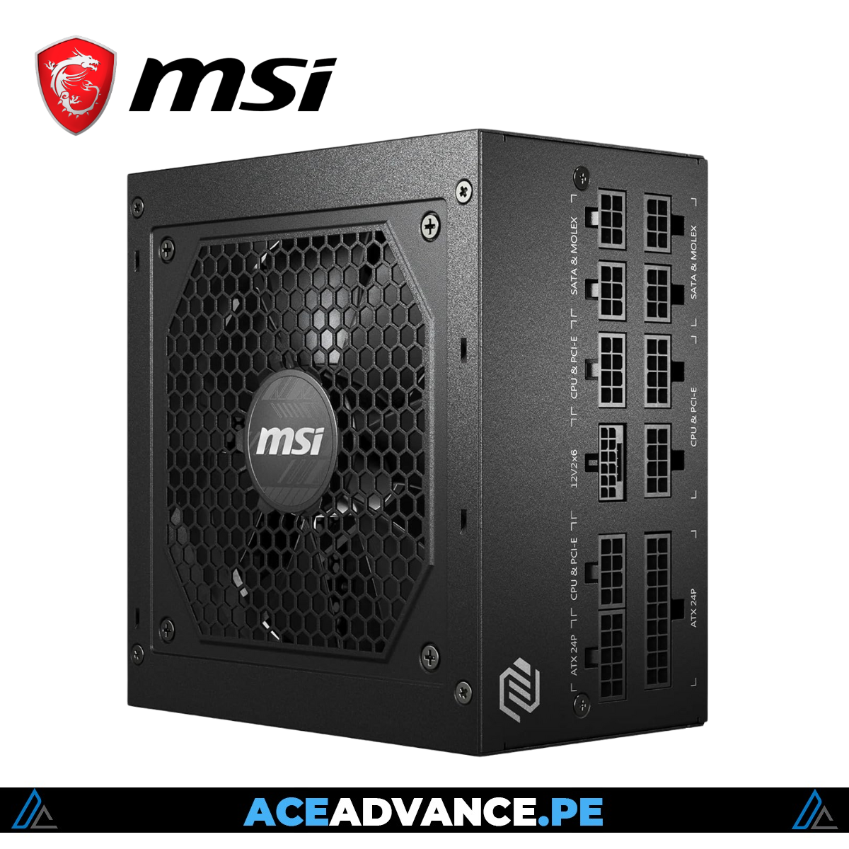 FUENTE DE PODER MSI MAG-A750GL-PCIE5 750W 80+ GOLD MODULAR