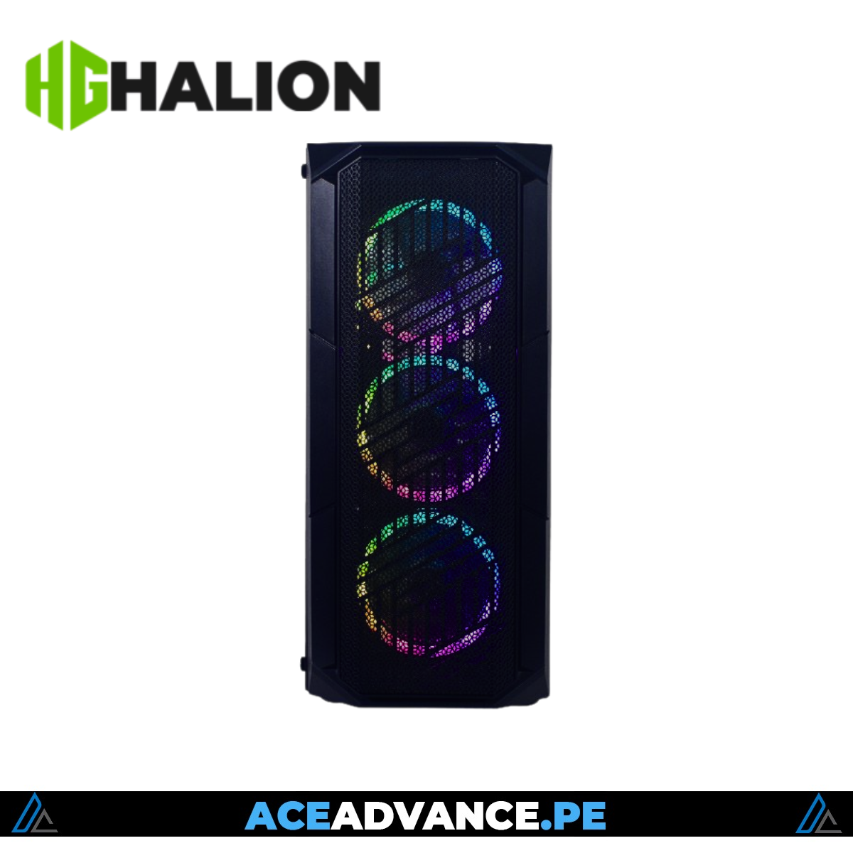 CASE 4FAN RGB GAMER HALION MERCURY 2107 ATX 