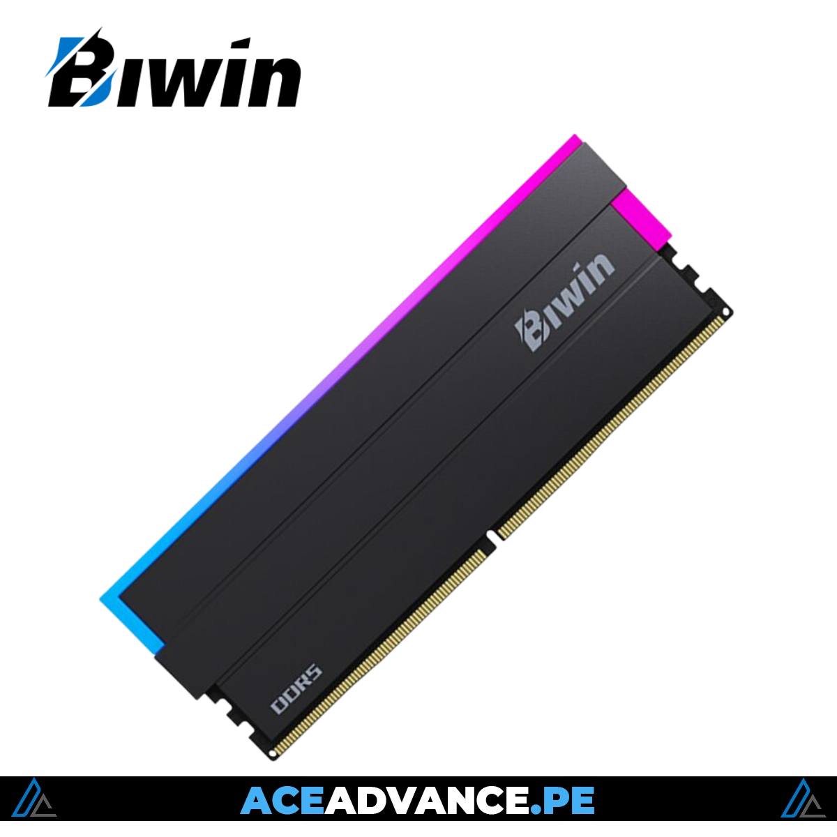 MEMORIA RAM BIWIN DW100 RGB 32GB (2X16GB) DDR5-6000MHZ CL36