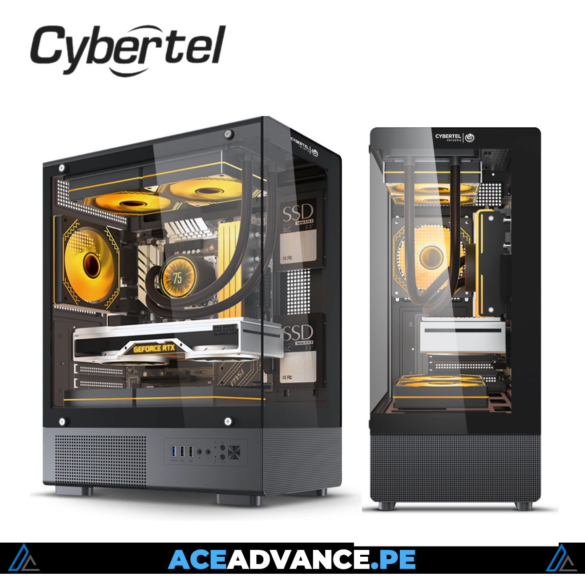 CASE GAMER CYBERTEL PSYCOTIC 3 FANS BLACK