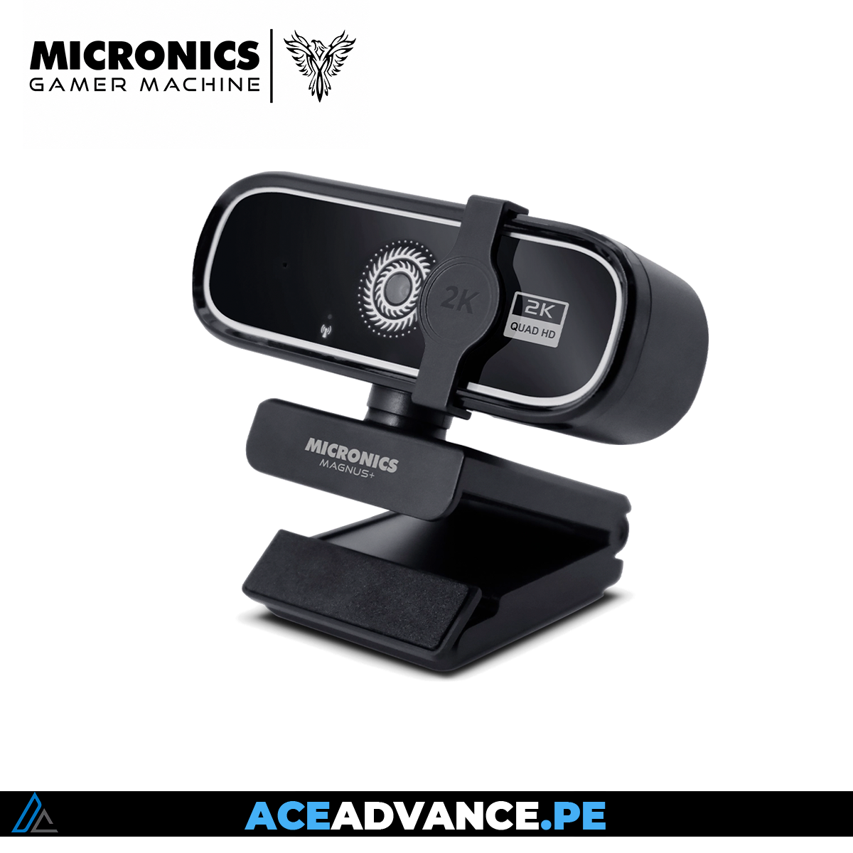 CAMARA WEB MICRONICS MAGNUS 2K MIC TRIPODE