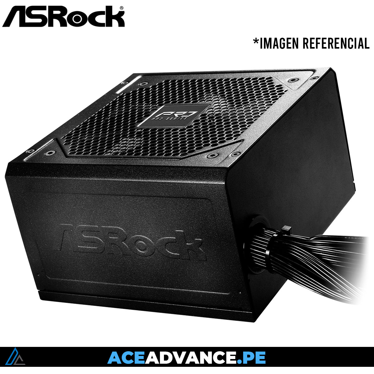 FUENTE DE PODER ASROCK POWER SUPPLY PRO-750G 80PLUS GOLD CERTIFICADA — imagen 3