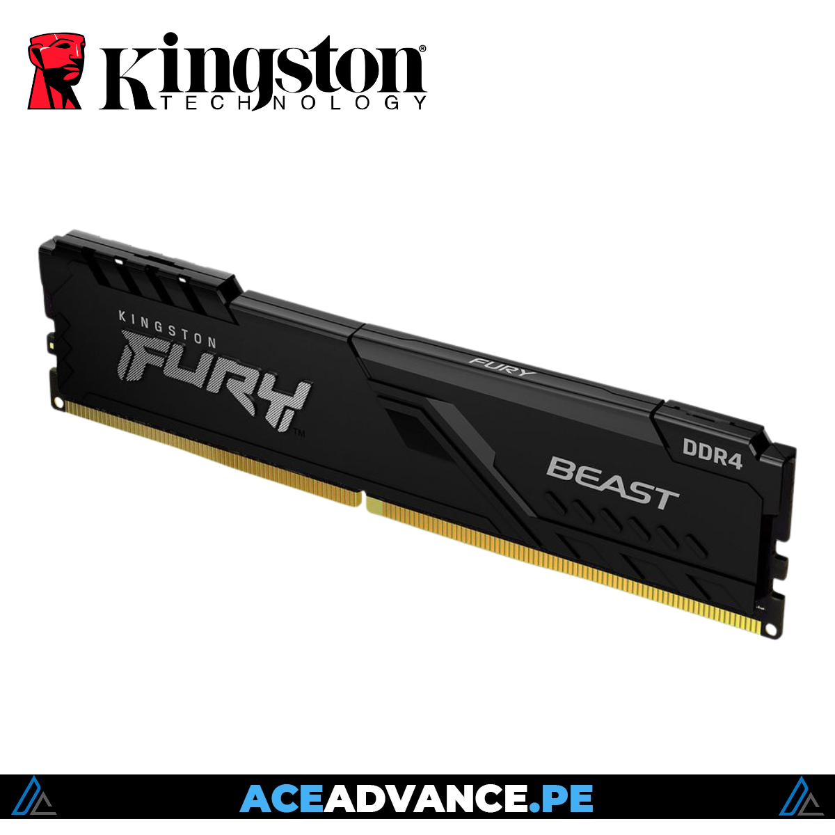 MEMORIA RAM 8GB DDR4 3200MHZ KINGSTON FURY CL16