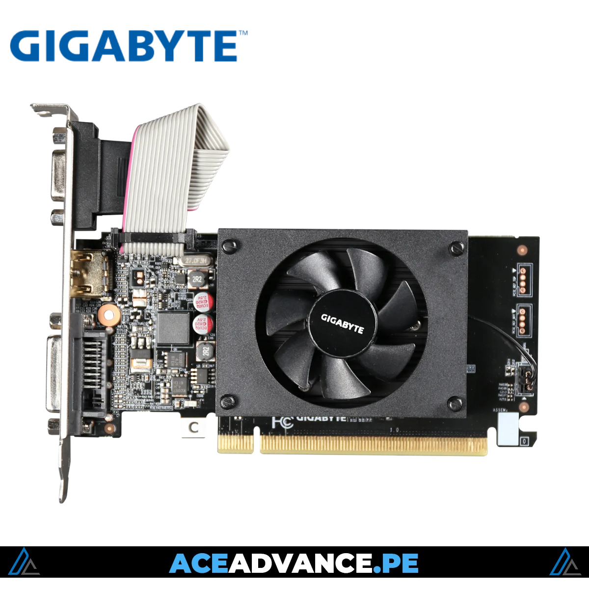 TARJETA DE VIDEO NVIDIA GEFORCE GT 710 ELSA 2GB HDMI DVI VGA