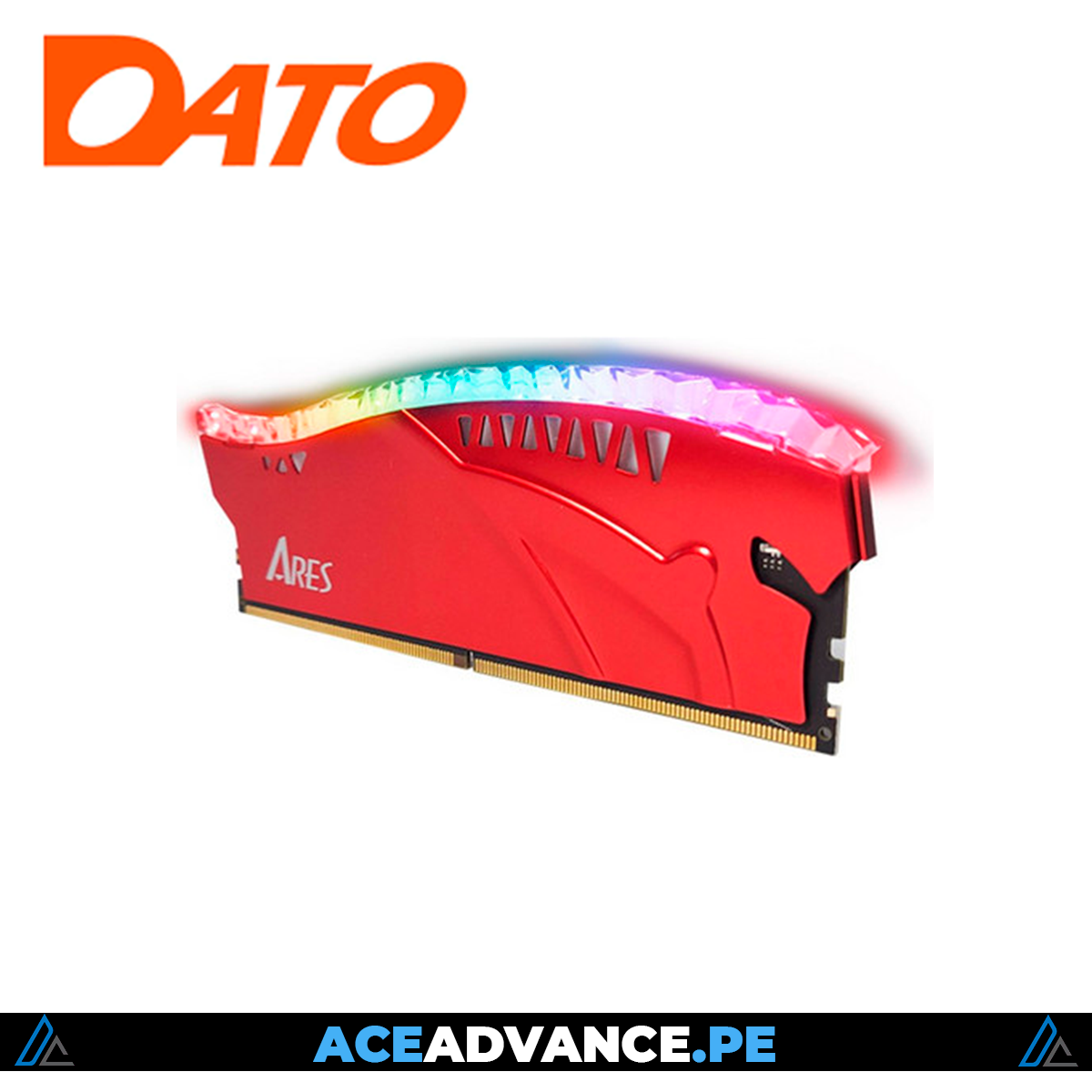 MEMORIA RAM DATO ARES ARMOR LITE RED RGB 16GB DDR5 5600 MHz CL34