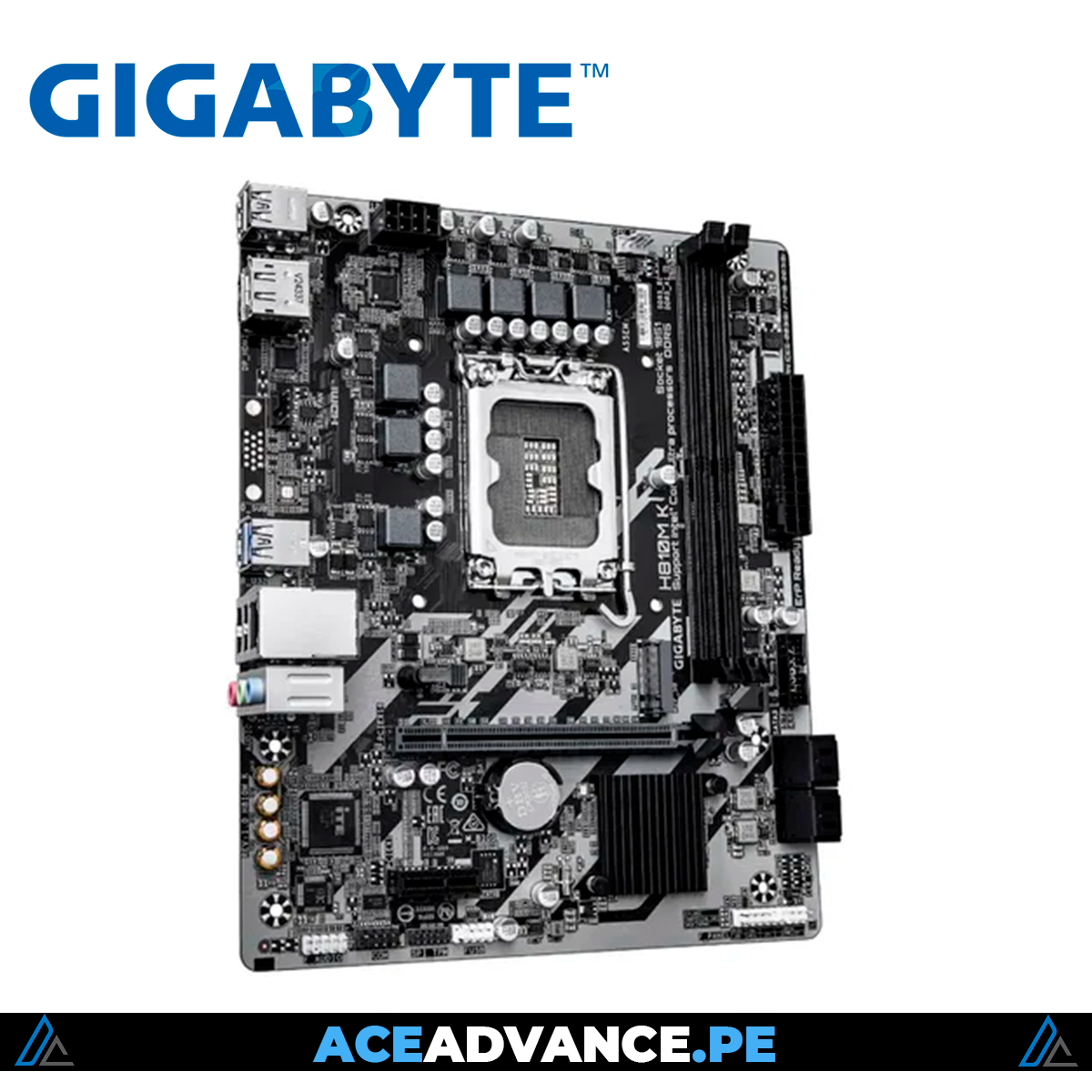 PLACA MADRE GIGABYTE H810M K, DDR5, LGA 1851