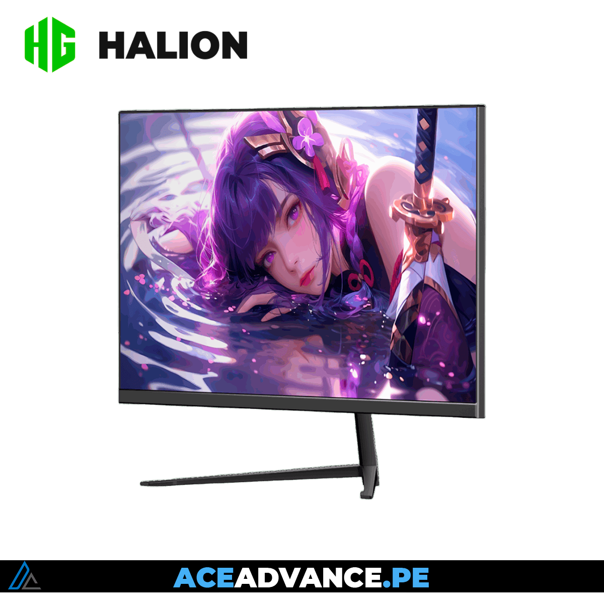 MONITOR GAMER HALION 27" HG2728QF 2K QHD PLANO IPS 200HZ 1MS — imagen 3