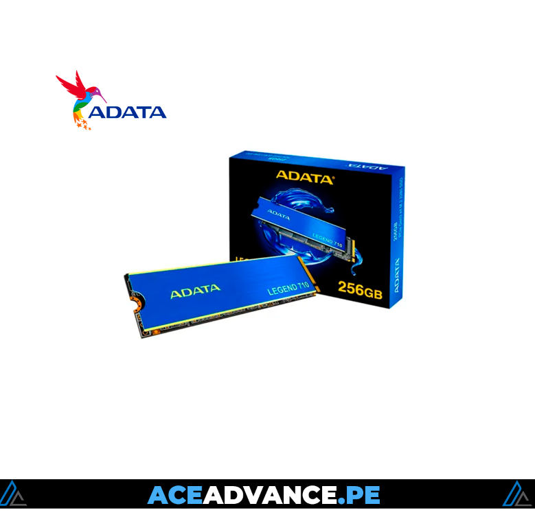 DISCO SOLIDO NVME 256GB ADATA LEGEND 710 C/DISIPADOR ALUMINIO