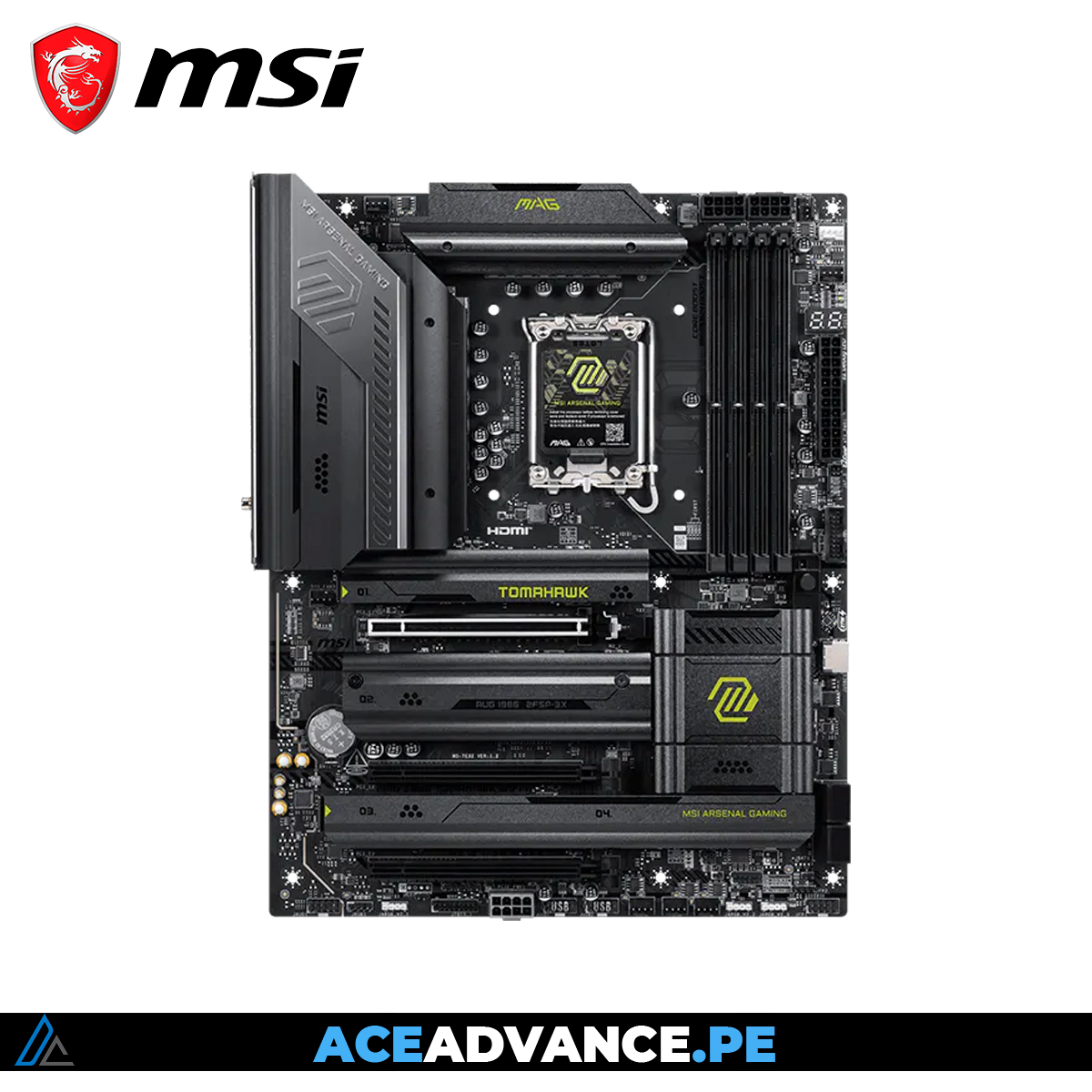 PLACA MADRE MAG Z890 TOMAHAWK WIFI II 1851 ATX PCI5.0