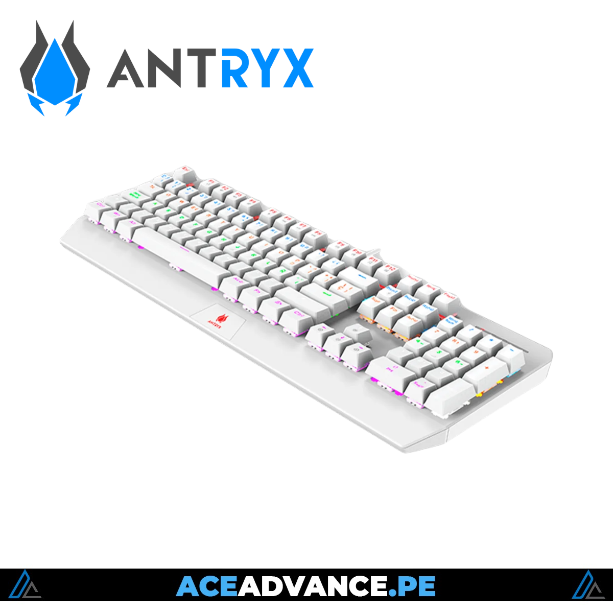 KIT 2 EN 1 GAMING, ANTRYX GC-5100 X2 WHITE, RED SWITCH