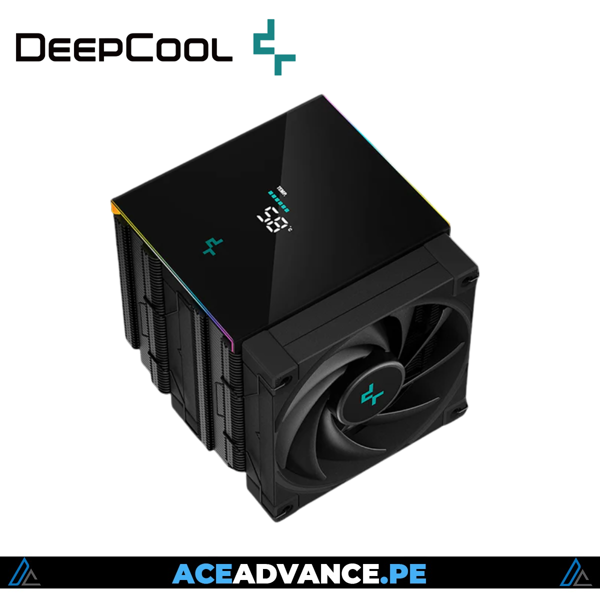 DISIPADOR DE TORRE DEEPCOOL AK620 DIGITAL NEGRO