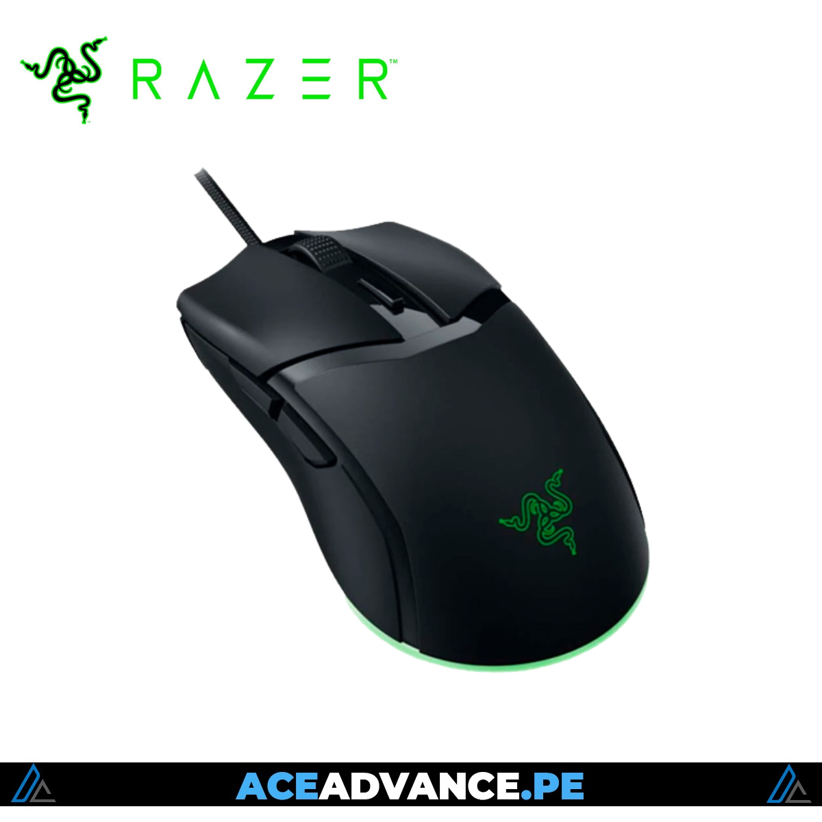 MOUSE GAMER, RAZER, COBRA 8.5K DPI SWITCH OPTICO 90M CHROMA BLACK
