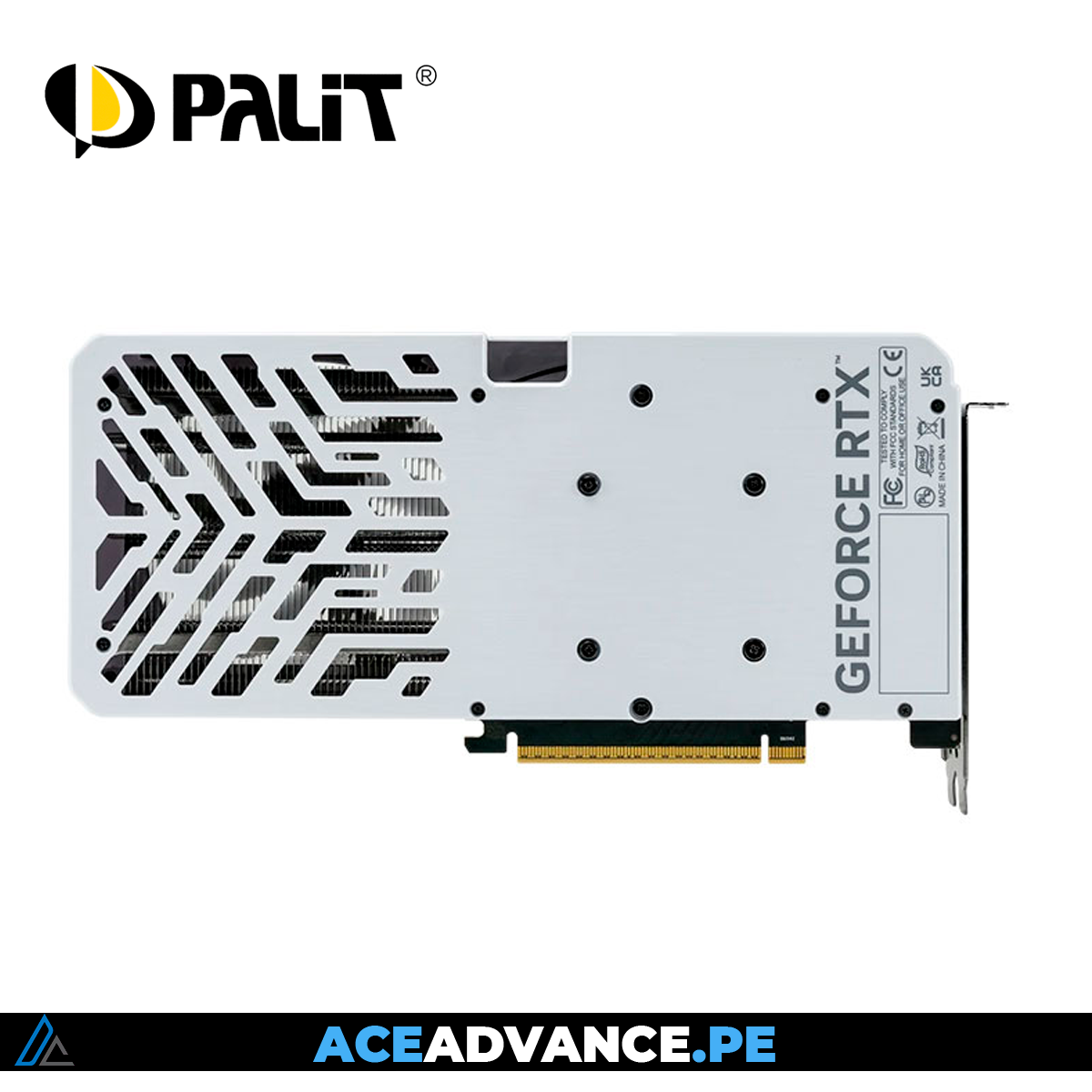 TARJETA DE VIDEO PALIT INFINITY 2 RTX5060 8GB OC GDDR7 128BIT 3-DP HDMI WHITE