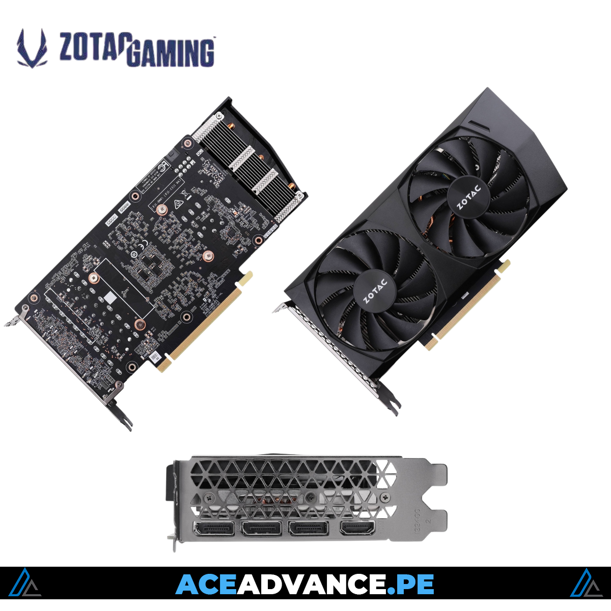 TARJETA DE VIDEO ZOTAC GAMING RTX3060 12GB 2 FAN