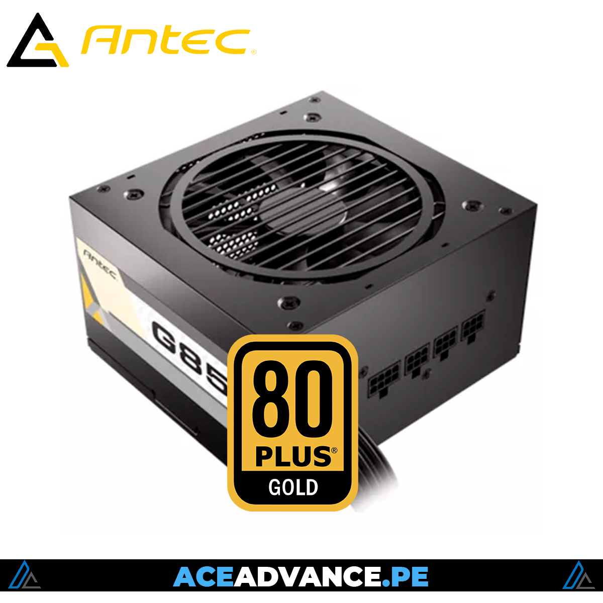 FUENTE DE PODER ANTEC ATOM G850W 80+ GOLD SEMI MODULAR