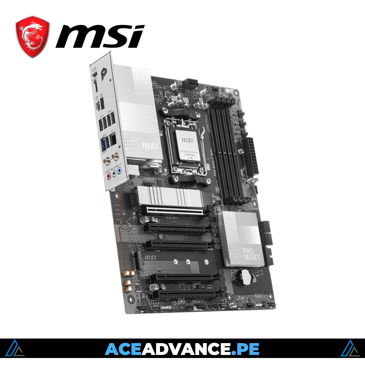 PLACA MADRE MSI B840-P WIFI AM5 DDR5 8000MHZ PCI5 ATX
