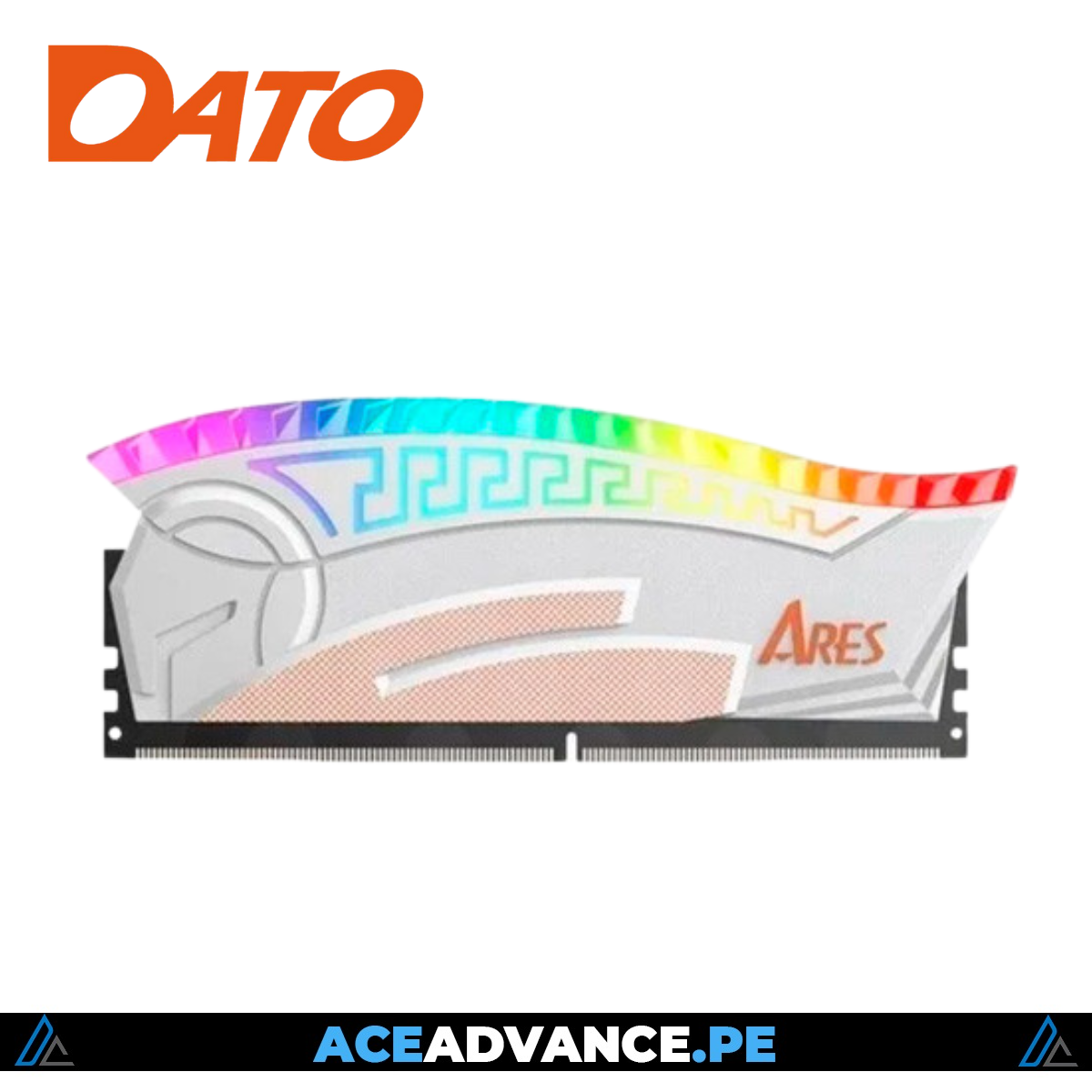 MEMORIA RAM DATO ARES ARMOR LITE WHITE RGB 16GB DDR5 6000 MHz CL34
